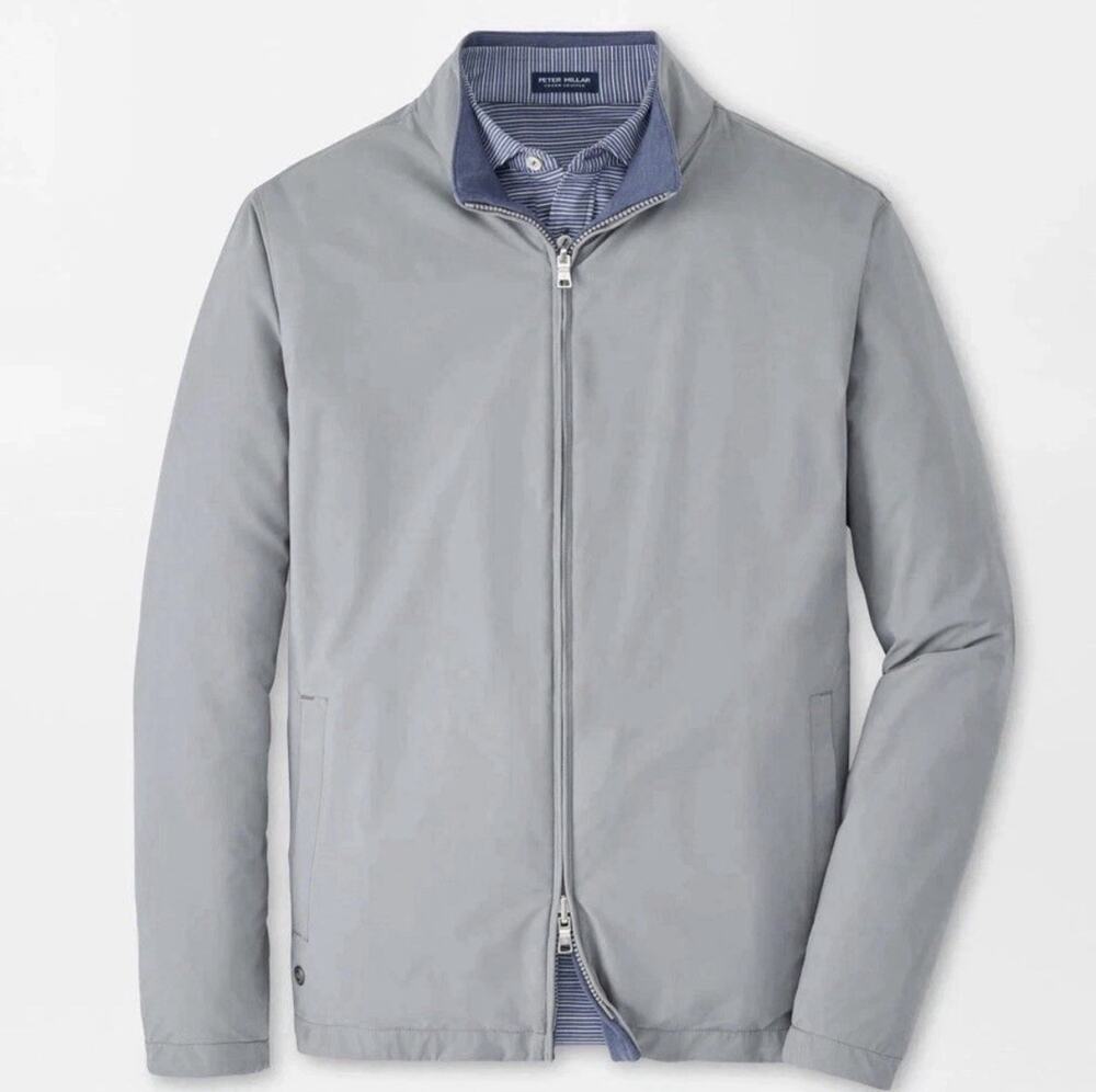 Peter Millar Ryder Jacket Reversible Oslo Grey & Lt Blue Men's Size Xl NWT $375